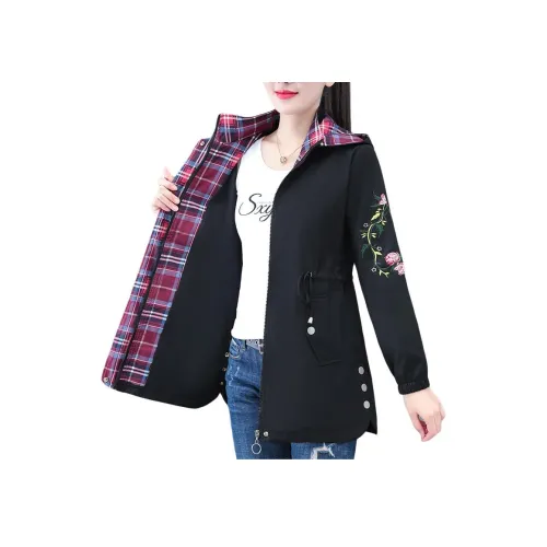 EMINU Женская тренч-куртка