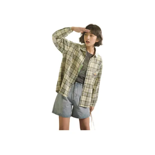 MINETTE Зеленые Женские Рубашки