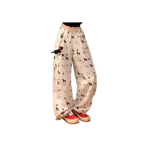 HTHK Белый Женские Повседневные Брюки