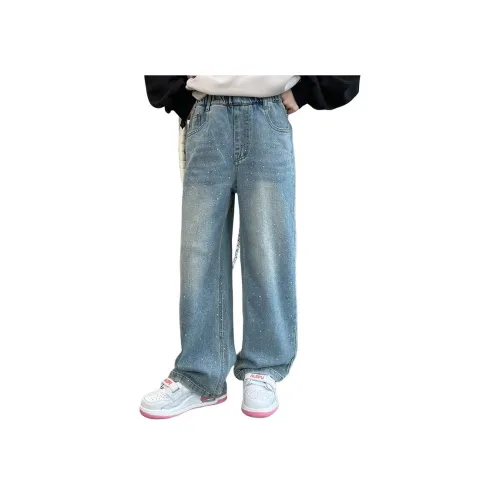 TONGGENI Синие Джинсы для школьного возраста