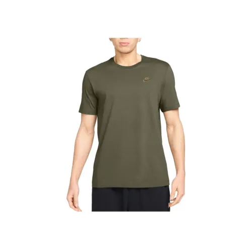 Мужская футболка Nike Clothing среднего оливково-зеленого цвета