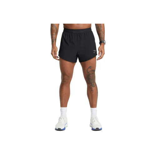 GYMSHARK Черные Мужские Повседневные Шорты