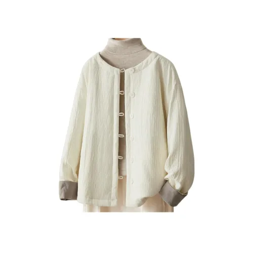 IHIMI Экрю Женские пуховики