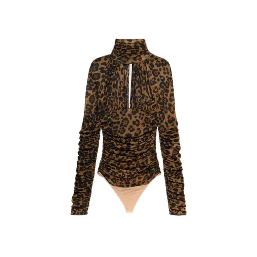 Blumarine Женское боди с леопардовым принтом