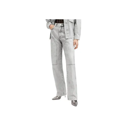 ALLSAINTS Серые Женские Джинсы