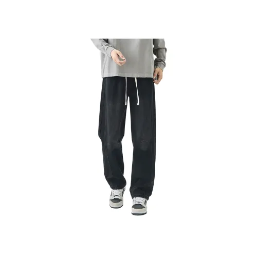 PANDA ADEVIL Черный Унисекс Джинсы