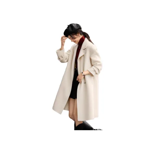 Mo Han Yi Mei Пальто Женское Звезда Экрю