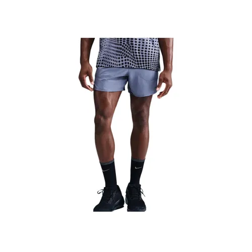 Nike Clothing синие-фиолетовые мужские повседневные шорты