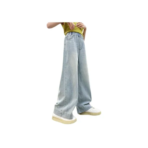 HANSUYI Светло-синие школьные брюки