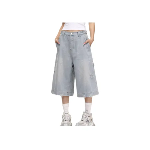 VASI LYEV Джинсовые шорты Женские Blue