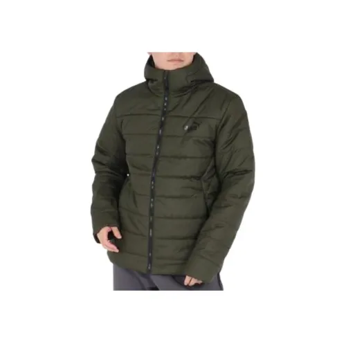 PUMA Хлопковый пуховик Мужской Темно-зеленый