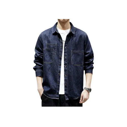 PRPK Весна And Осенний Деним Куртка Унисекс