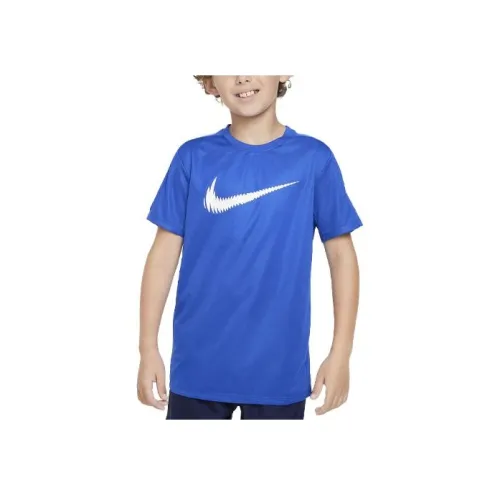 Nike T-рубашка Trophy23 синяя детская