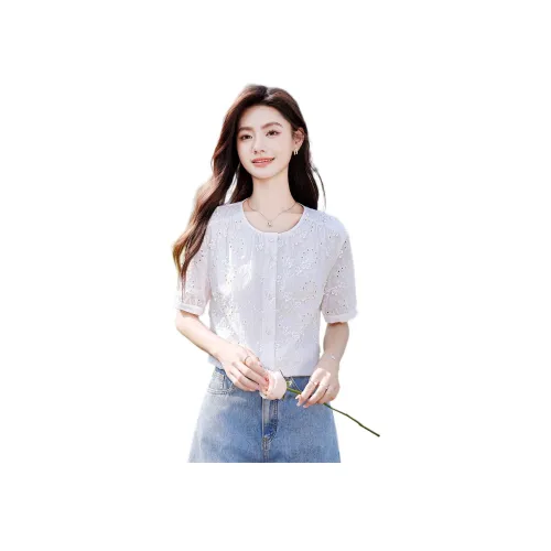 Like The Age Of Water Рубашка Женская Белая