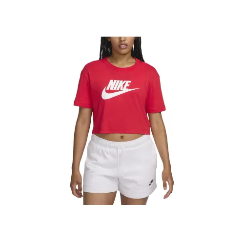 nike Sportswear Essentials series T-Shirt Женская Университетский Красный