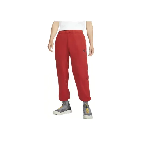 nike ACG Вязаные тренировочные брюки мужские цвет вермильон