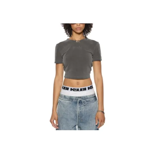 Ksubi T-Shirt Женская Угольный Серый