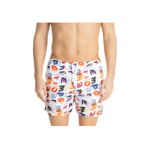 EMPORIO ARMANI Пляжные шорты Мужские Белые