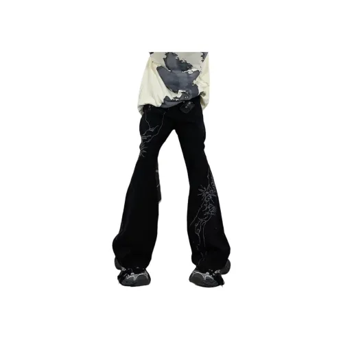Humanism 1986 Черный Унисекс Джинсы