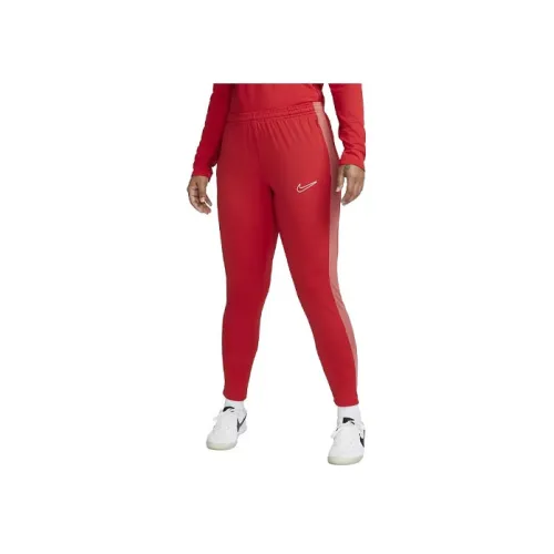 NIKE Университетский красный Женские Вязаные Тренировочные Брюки