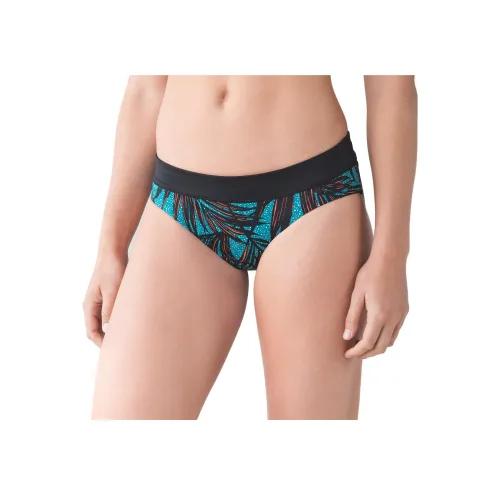 lululemon Tidal Flow Full Плавки Женские Черный с узором