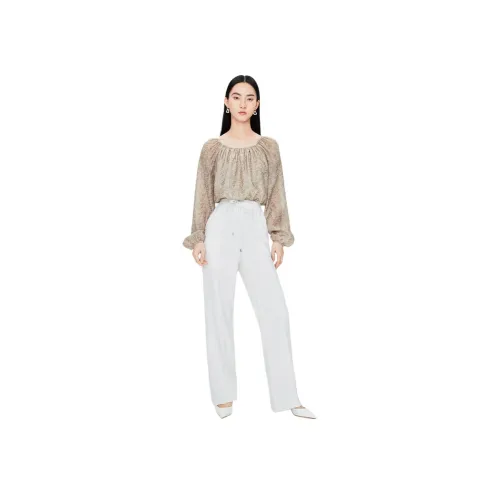 TKY SHOP Зеленые цветочные женские рубашки