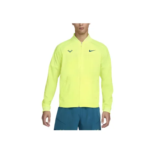 nike Dri FIT RAFA Мужская теннисная куртка Куртки и пальто Мужской Неоново-желтый