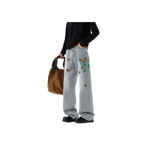 AOPAISHARK Унисекс Джинсы