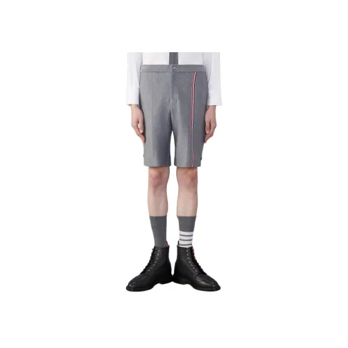 THOM BROWNE Серые Мужские Повседневные Шорты