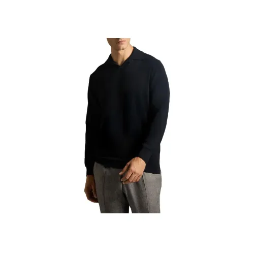 Colombo Темно-синий Синий Мужская Рубашка Поло