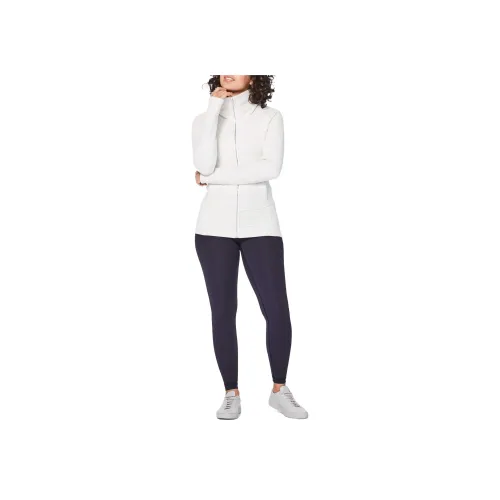 Lululemon Radiant Серый белый Airflow Женские Куртки