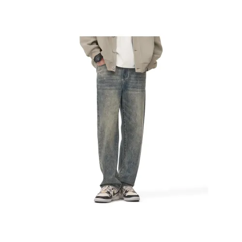 GWIT Винтаж Синий/Винтаж Мужские Джинсы