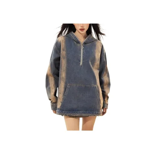 Flowers in water Denim Jacket Women's