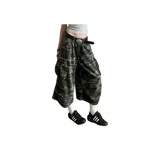 ZXBY Камуфляж Женские Джинсовые Шорты