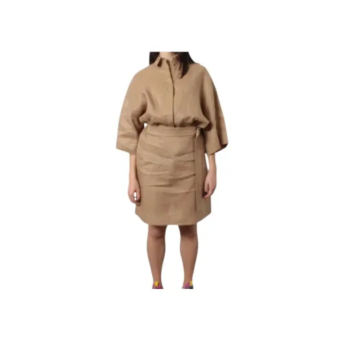 MaxMara Повседневные короткие юбки Женские Хаки