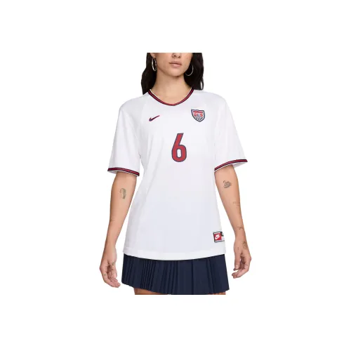 nike USWNT T-рубашка Женская Белая