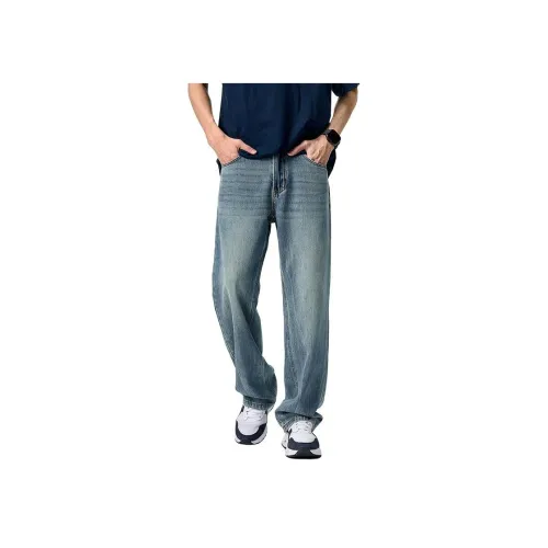 GEOREFOOL NB0073 Светло-синие мужские джинсы