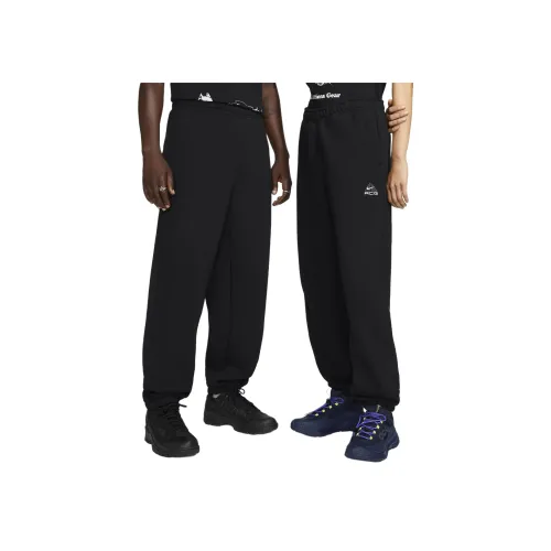 Nike ACG Lungs Therma Форма Repel 'Tuff Флис' Брюки Вязаные Тренировочные брюки Унисекс Черный