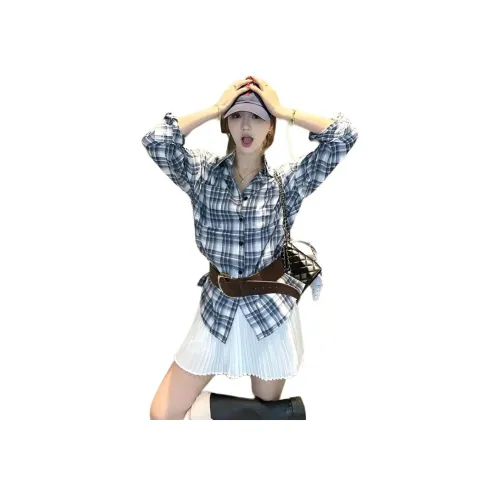 COHX Синий Женские Комплекты с Юбкой