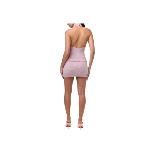 NAKED WARDROBE Лаванда Женские Повседневные Короткие Юбки