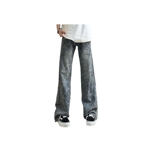 DEAR BETSY Светло-синие унисекс джинсы