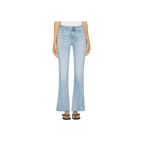 PAIGE Светло-синие Женские Джинсы