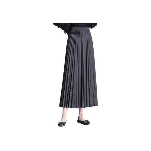 MJ Осенний Повседневный Длинный Юбка Женские