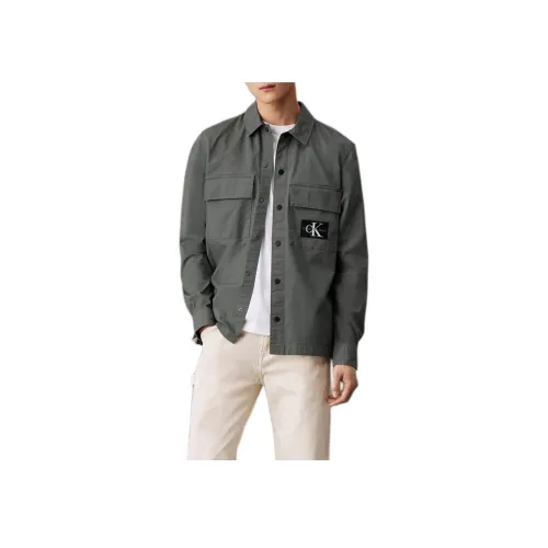 CALVIN KLEIN Куртки и Пальто Европейская версия Мужской Бесконечный Серый