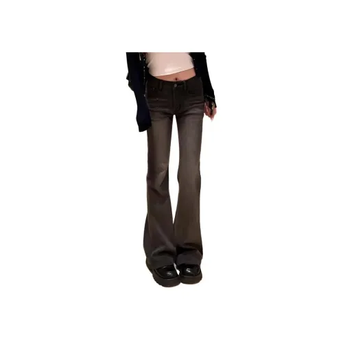 MUCCHIC Серый Женские Джинсы