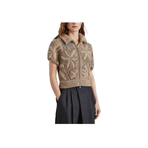 Brunello Cucinelli Коричневый Женские Кашемировые Свитеры