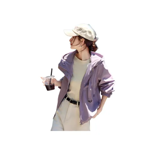 SHANGJING Фиолетовый Женские Куртки