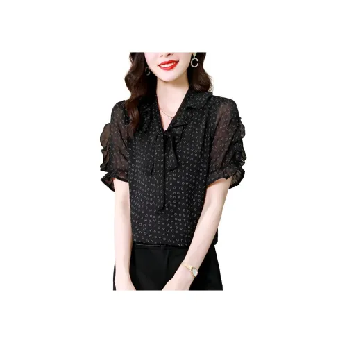 ZUOAN Черные Женские Рубашки