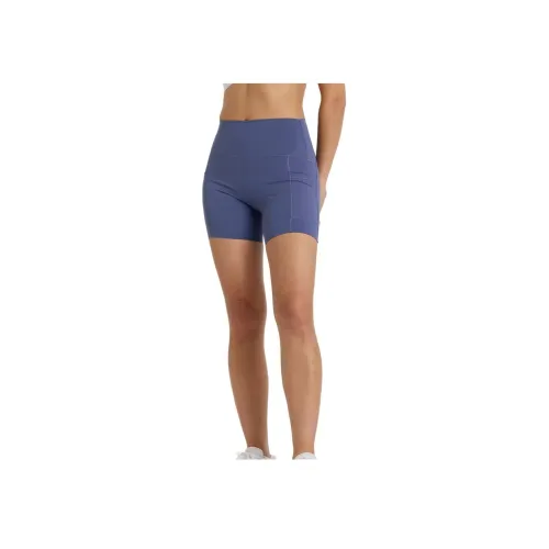 New Balance Sleek Pocket Женские спортивные шорты синего цвета