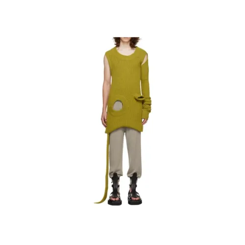 RICK OWENS совместный бренд Зеленый Мужской Свитеры